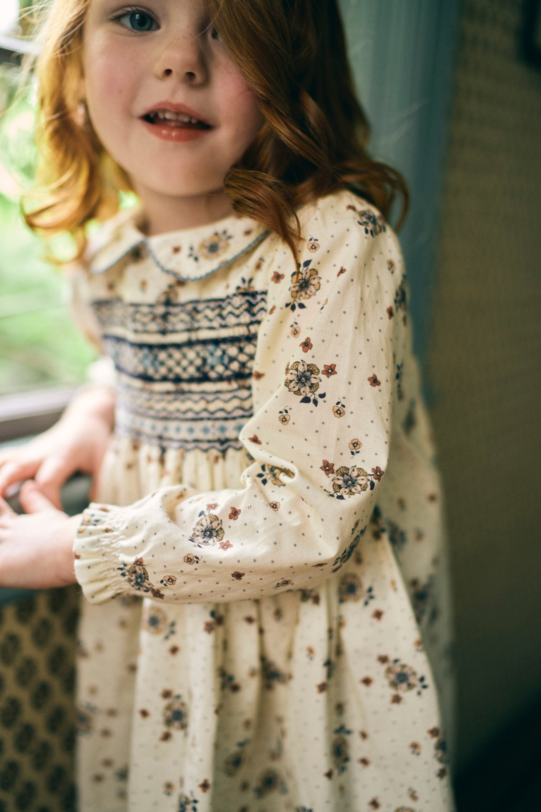 Clara Dress in Spiced Blossoms