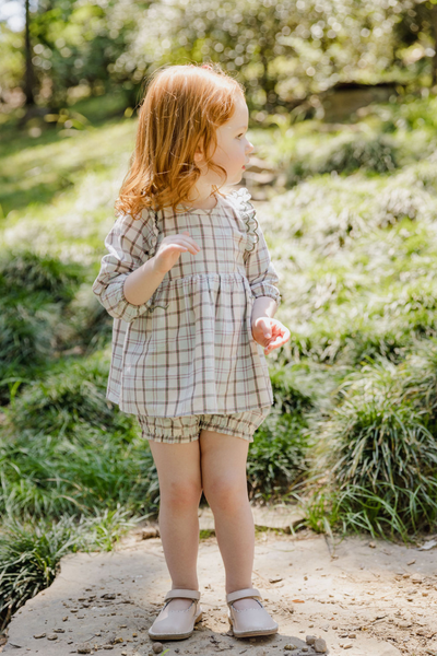 Powder Plaid Sisters Set