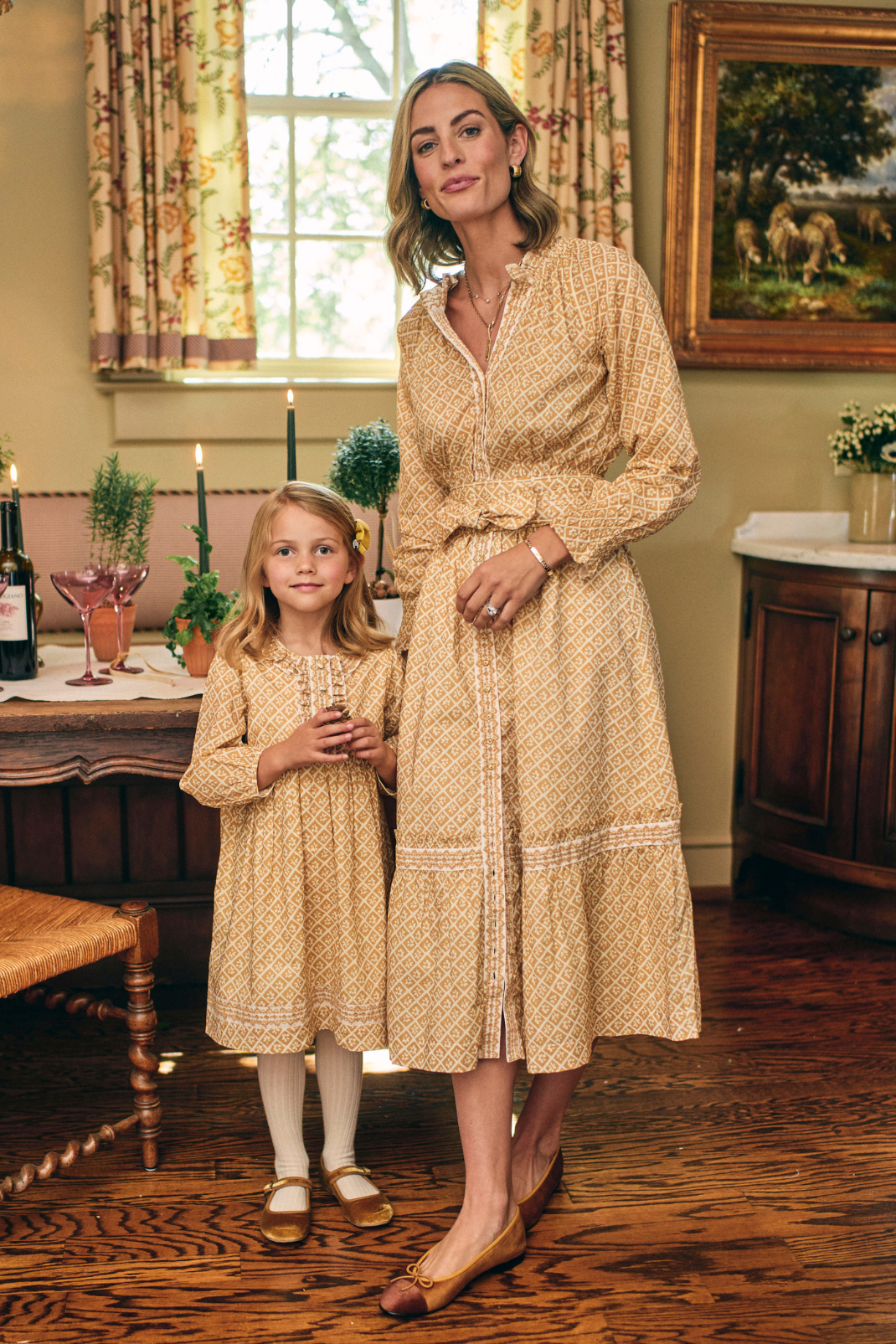 Golden Floret Mother & Daughter Set