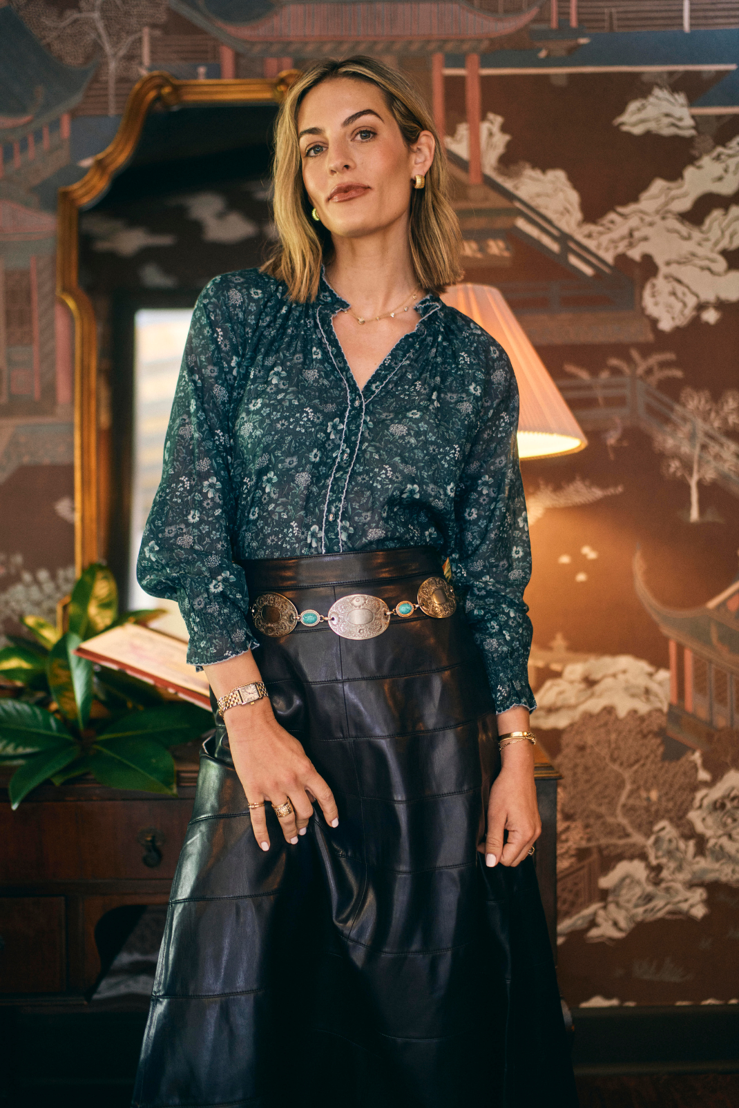 Harper Top in Midnight Meadow