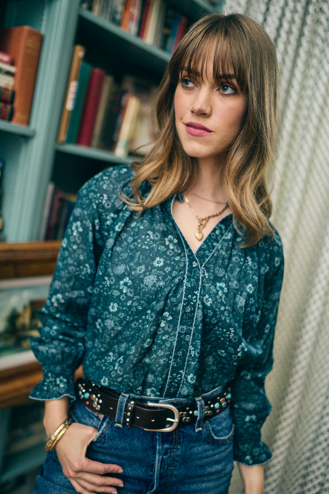 Harper Top in Midnight Meadow