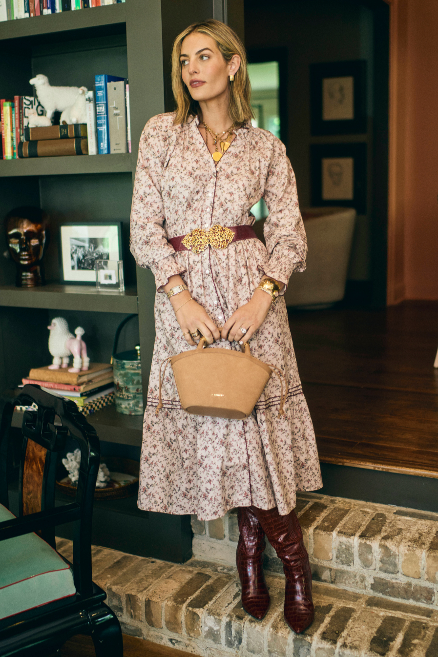 Lele Dress in Overgrown Floral