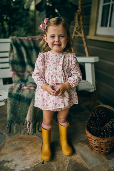 Kate Baby Set in Blushing Blooms