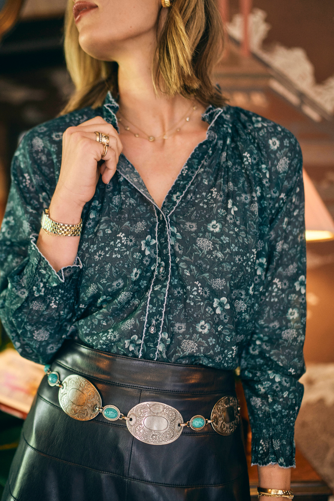 Harper Top in Midnight Meadow