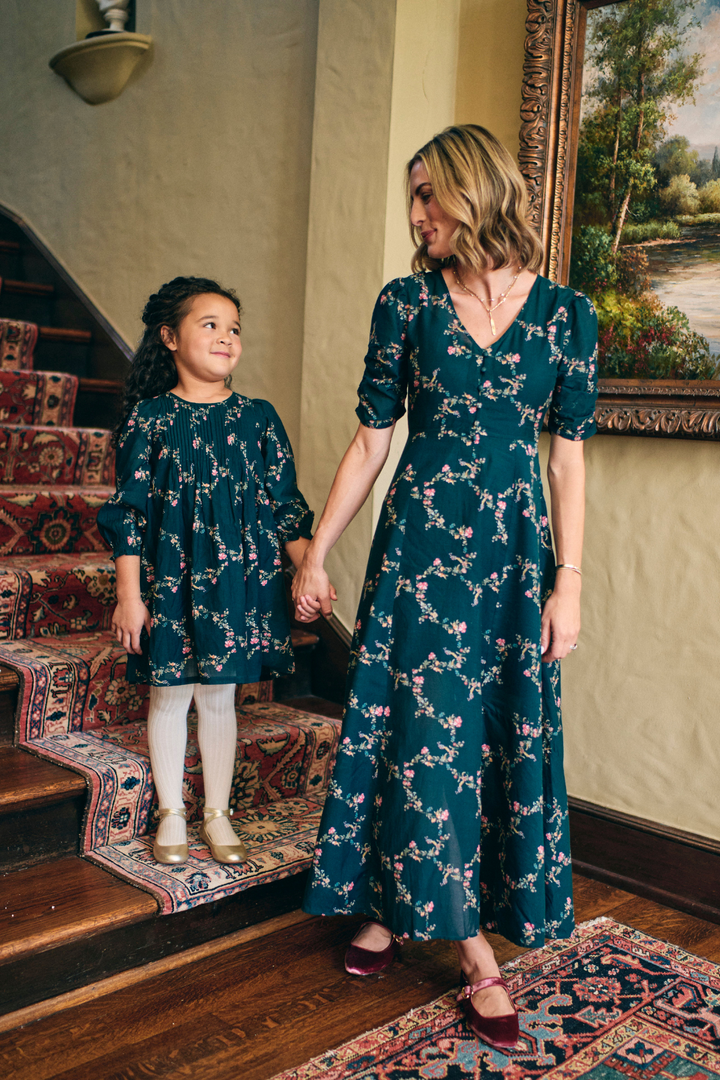 ANDMARY】Ann ribbon pleats dress