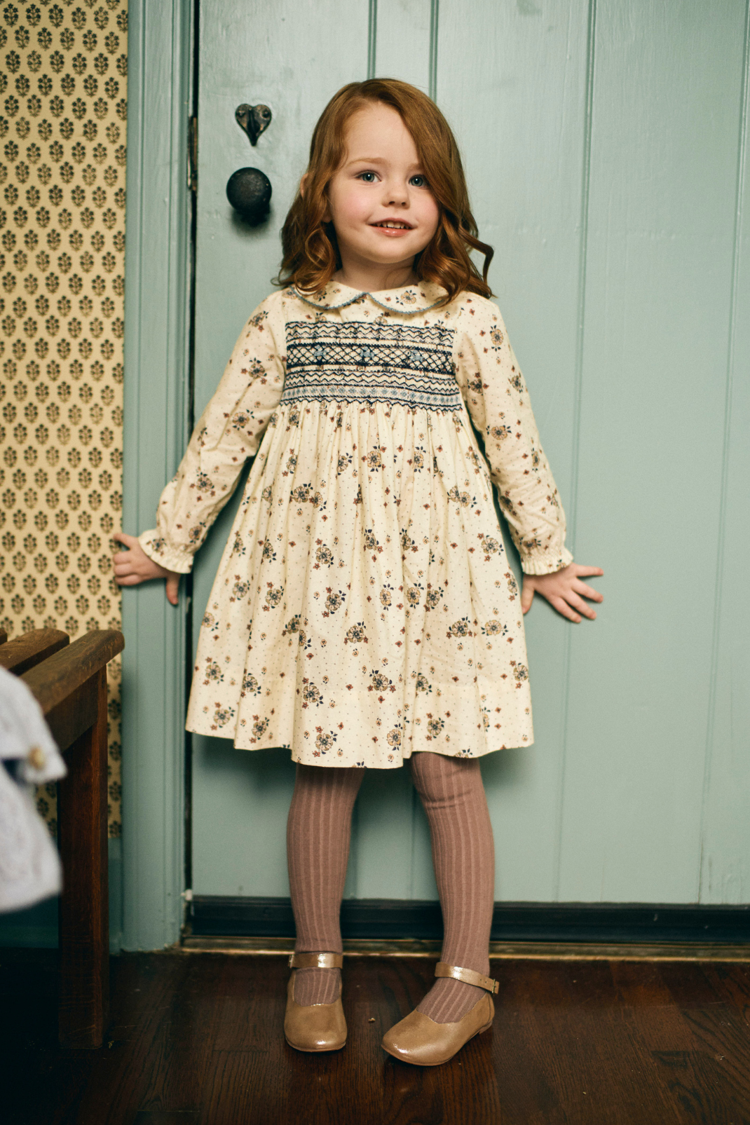 Clara Dress in Spiced Blossoms