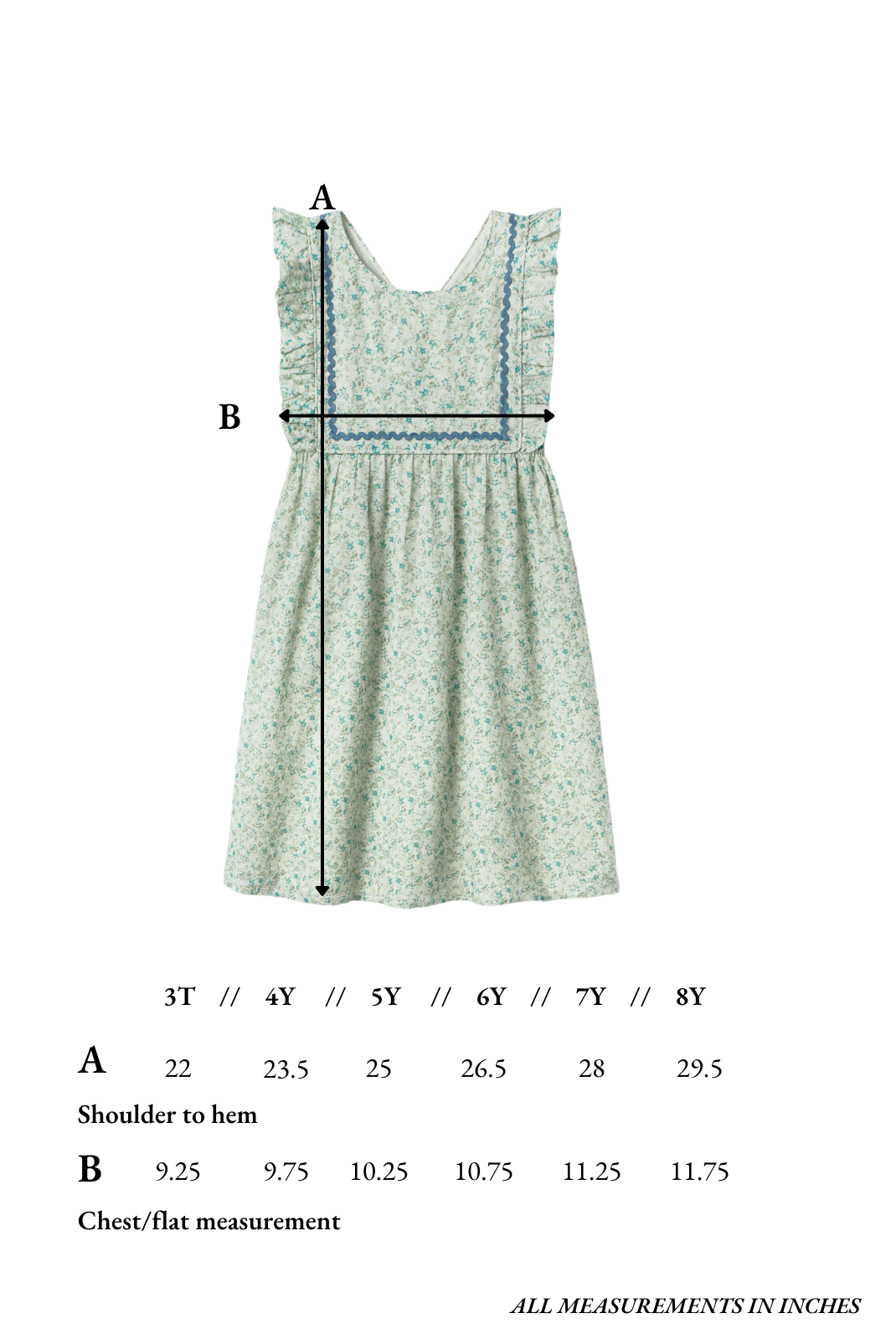 Elizabeth Dress in English Garden