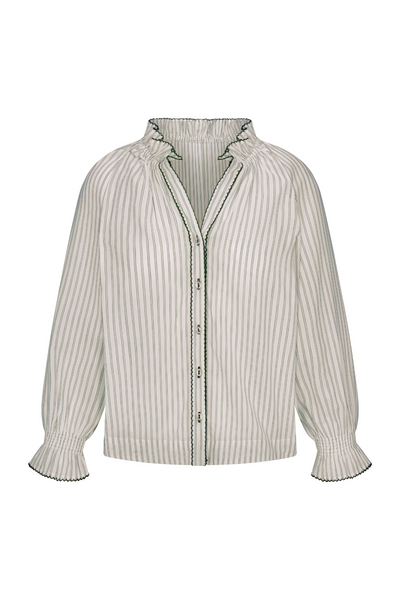 Harper Top in Ivy Stripe