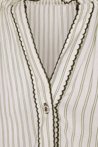Harper Top in Ivy Stripe