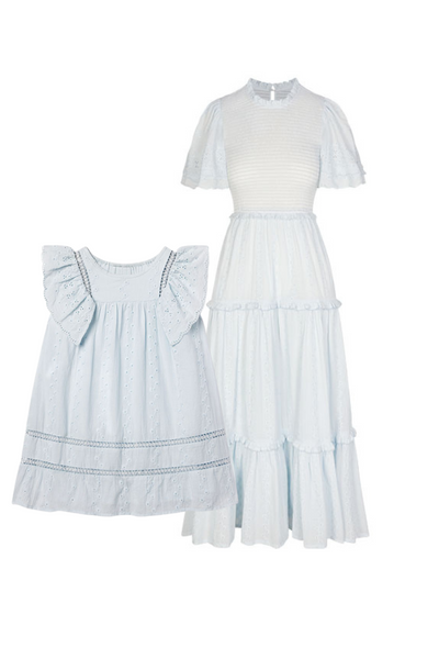 Icy Eyelet Mother & Daughter Set