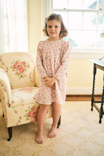 Kate Dress in Blushing Blooms