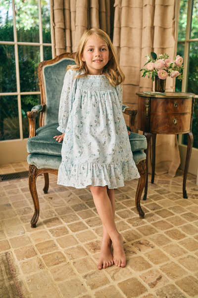 Eden Dress in Cloud Garland