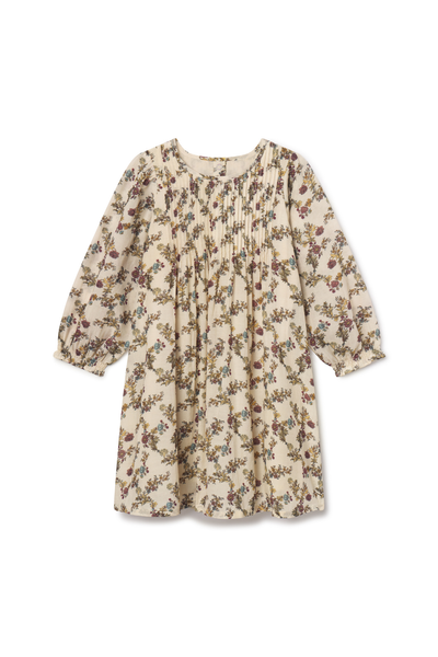 Floral dress on a white background