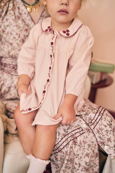 Collier Baby Set in Blushing Pink