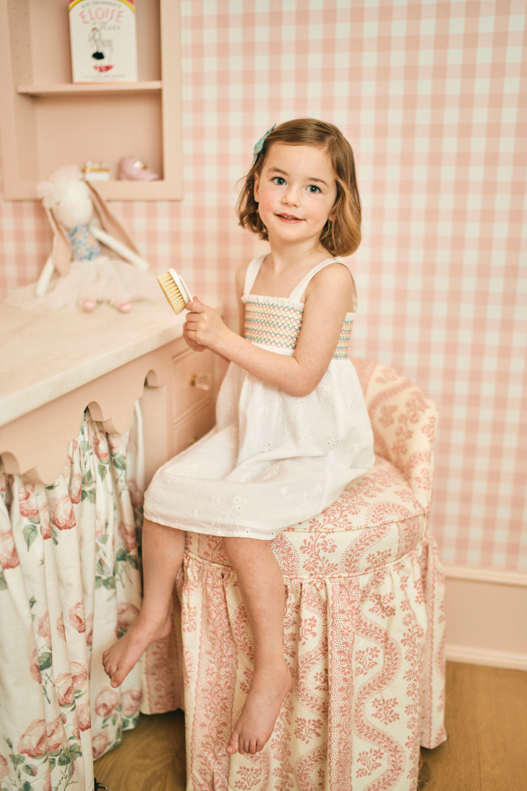 Rosie Dress in White Alyssum