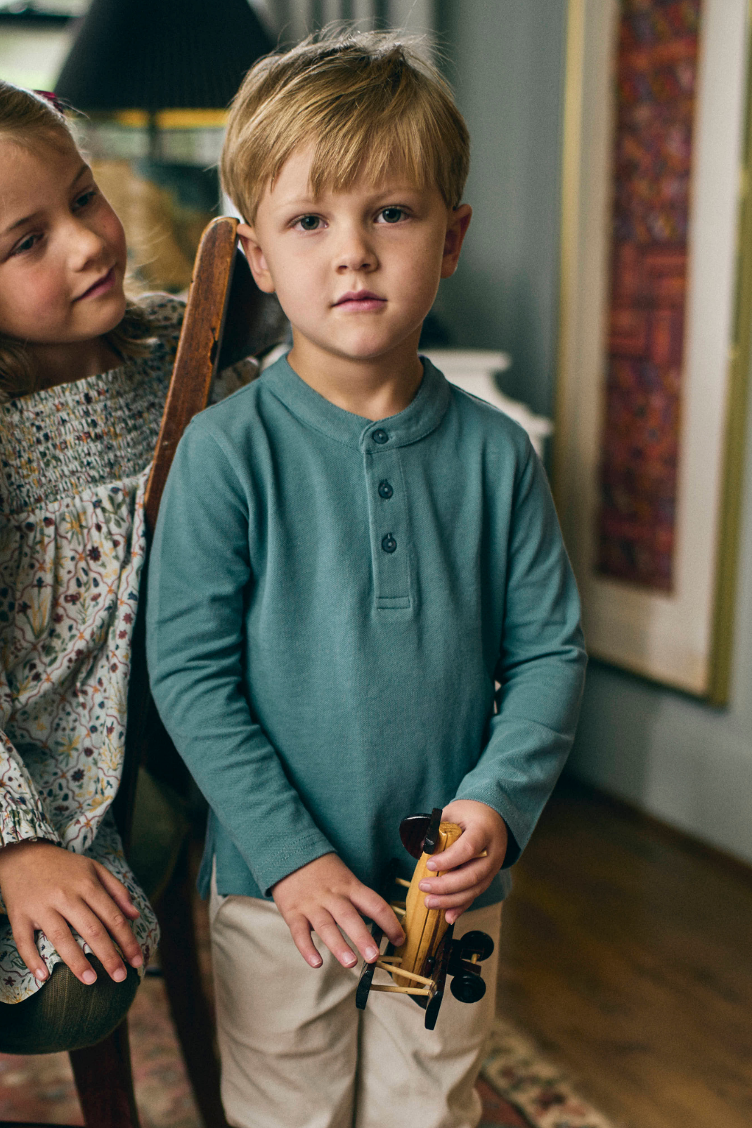 Douglas Top in Goblin Blue