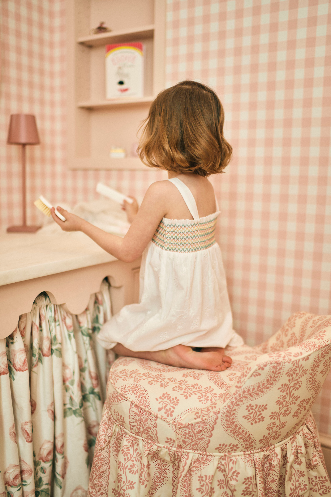 Rosie Dress in White Alyssum