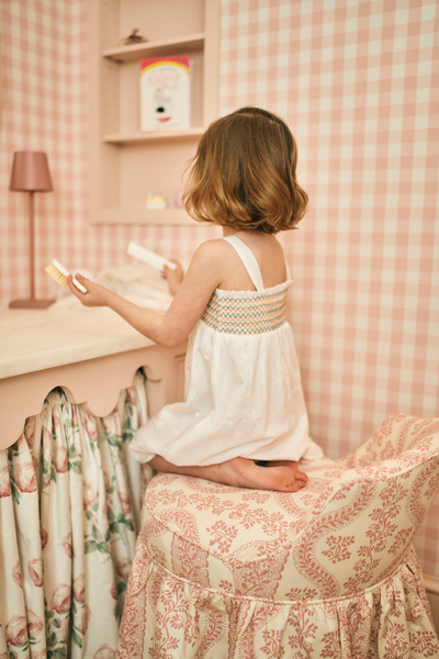 Rosie Dress in White Alyssum