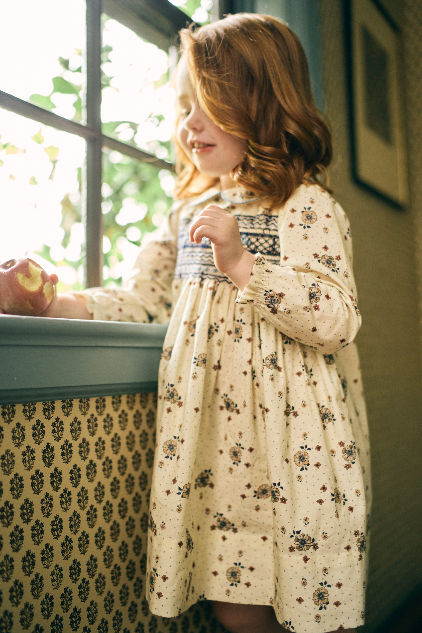 Clara Dress in Spiced Blossoms