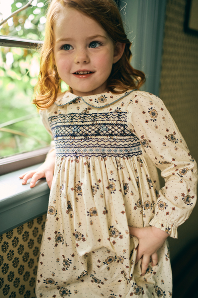 Clara Dress in Spiced Blossoms