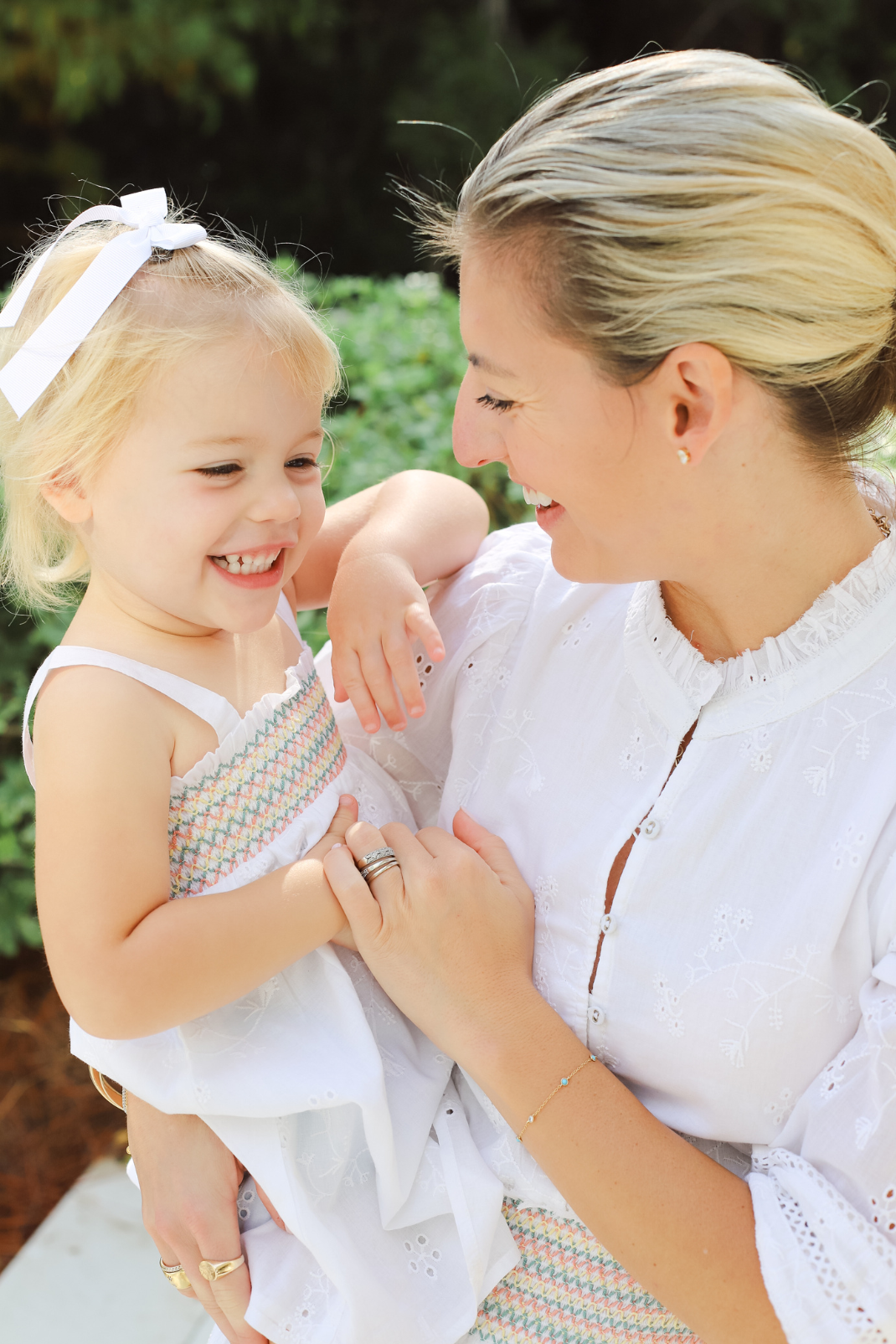 Gracie Dress in White Alyssum