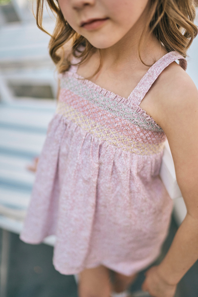 Rosie Girls Set in Scattered Blooms