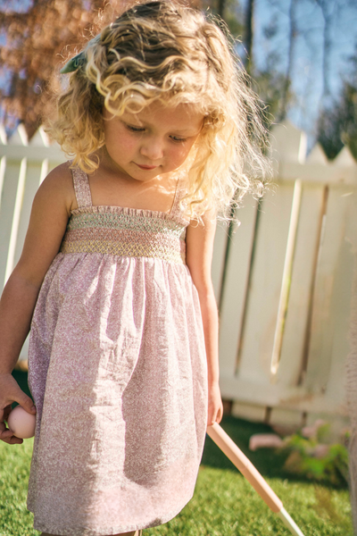 Rosie Dress in Scattered Blooms