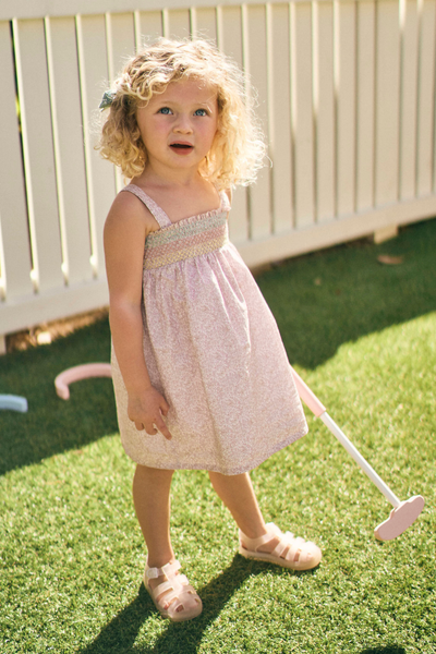 Rosie Dress in Scattered Blooms