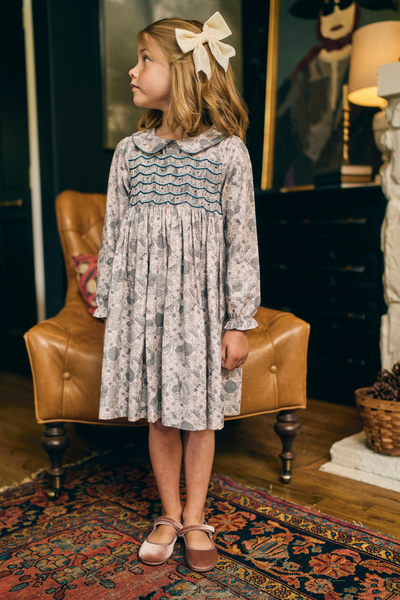 Clara Dress in Dahlia Daze