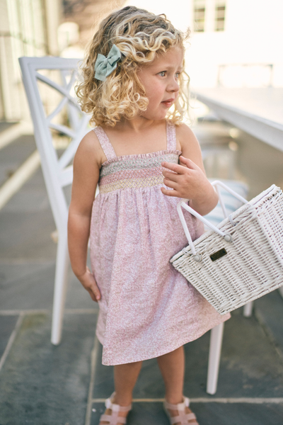 Rosie Dress in Scattered Blooms