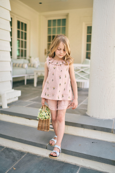 Molly Girls Set in Nantucket Stripe