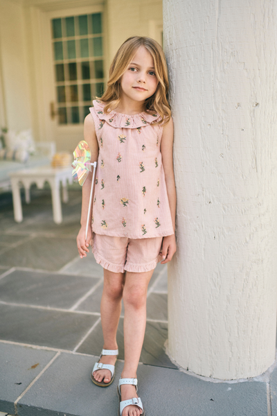 Molly Girls Set in Nantucket Stripe