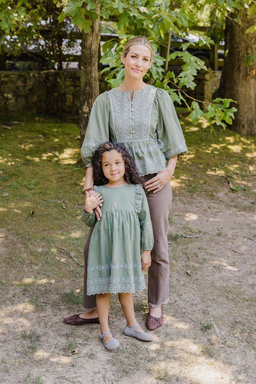 Mallie Top in Oil Green