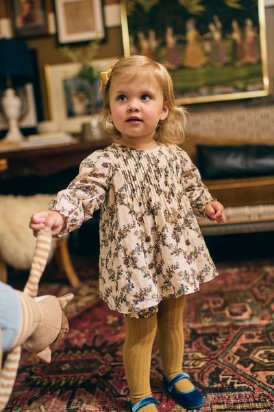 Charlotte Baby Set in Harvest Toile