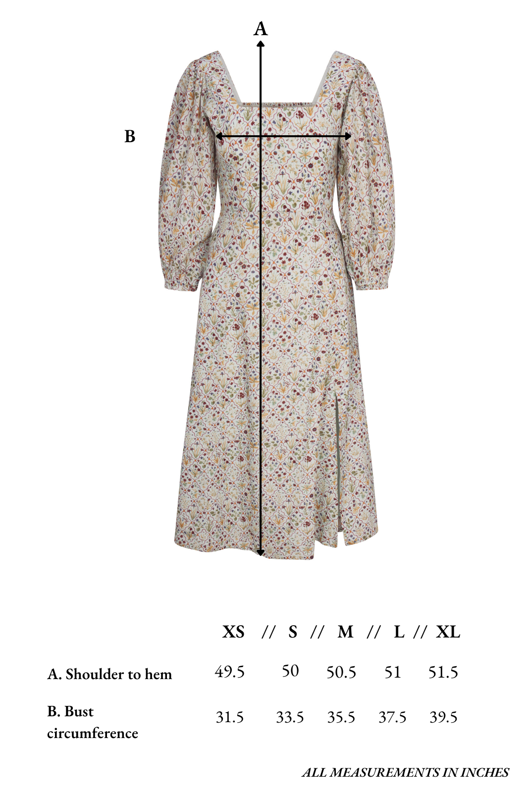 Arden Dress in Millefleur