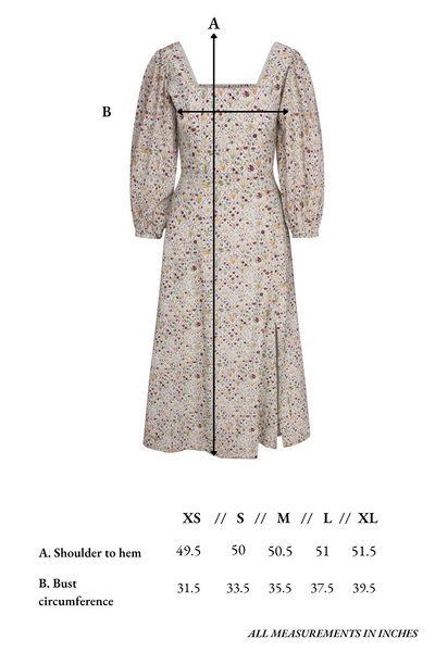 Arden Dress in Millefleur