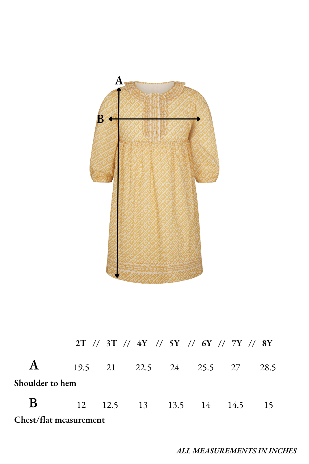 Ashley Dress in Golden Floret