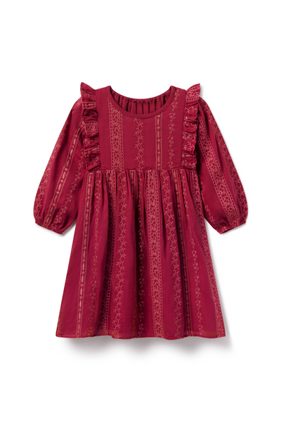 Kate Dress in Garnet