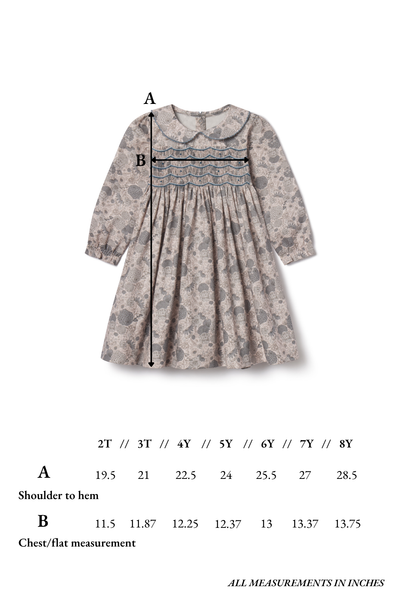 Clara Dress in Dahlia Daze