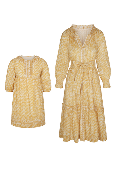 Golden Floret Mother & Daughter Set