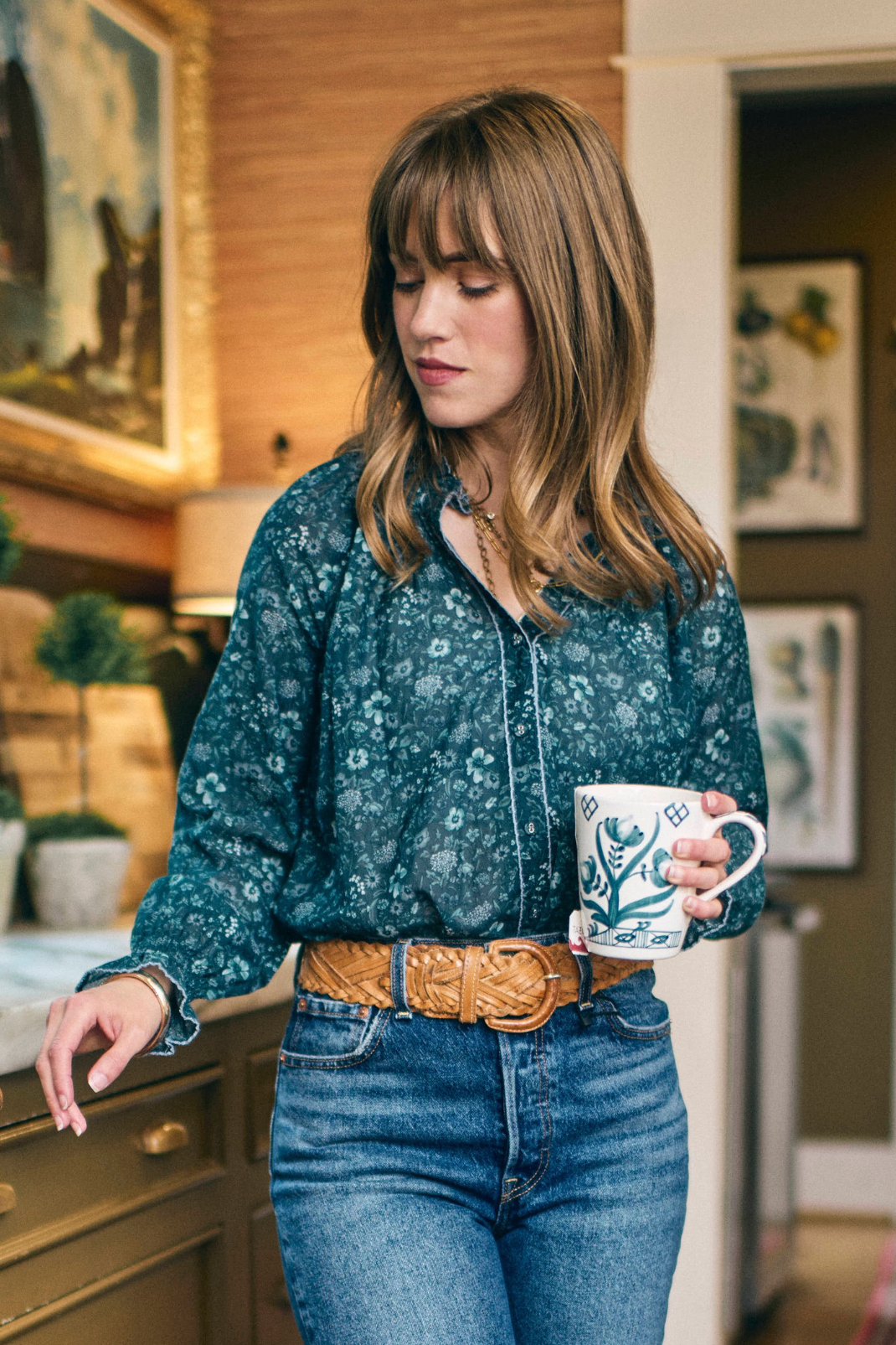 Harper Top in Midnight Meadow