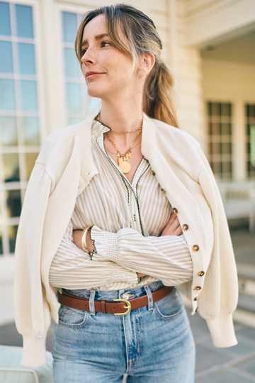 Jen Cardigan in Ivory