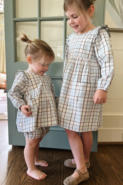 Powder Plaid Sisters Set