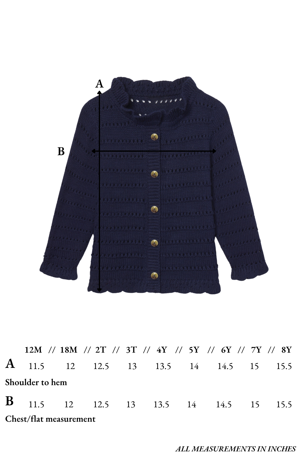 Frances Cardigan in Night Sky
