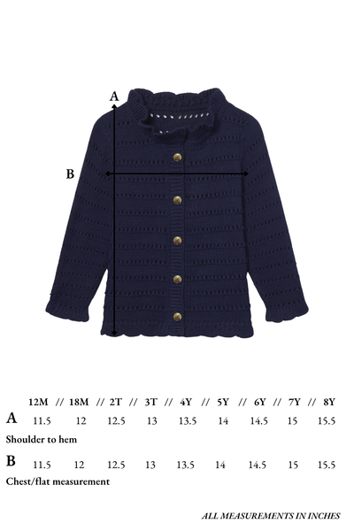 Frances Cardigan in Night Sky