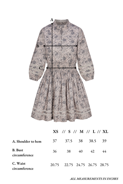 Gracie Dress in Dahlia Daze