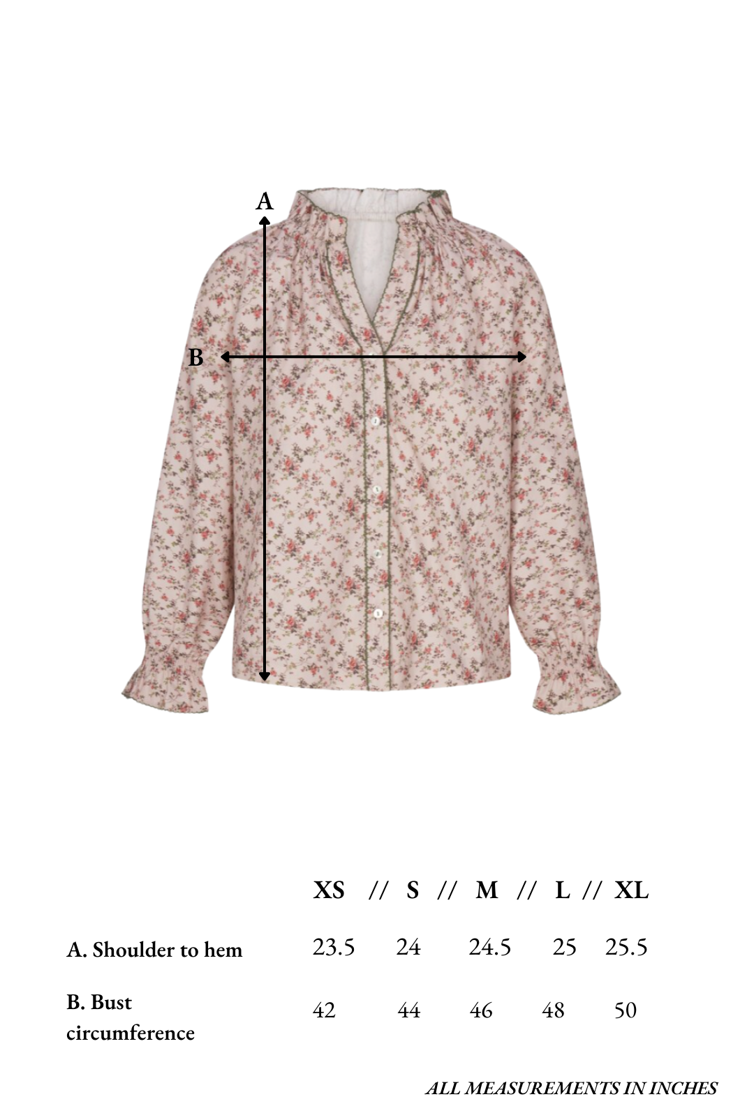 Harper Top in Overgrown Floral