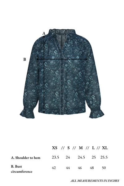 Harper Top in Midnight Meadow