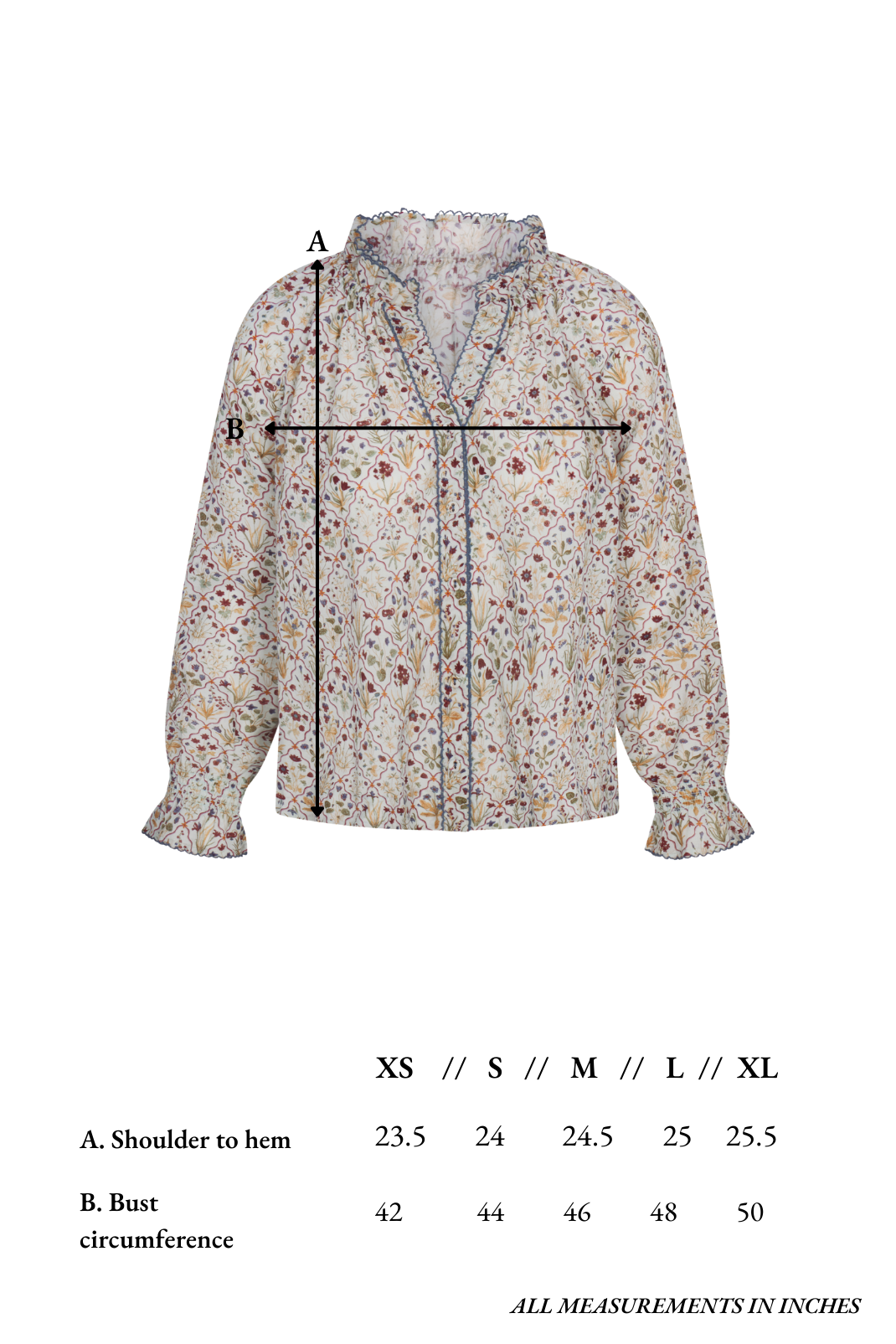 Harper Top in Millefleur