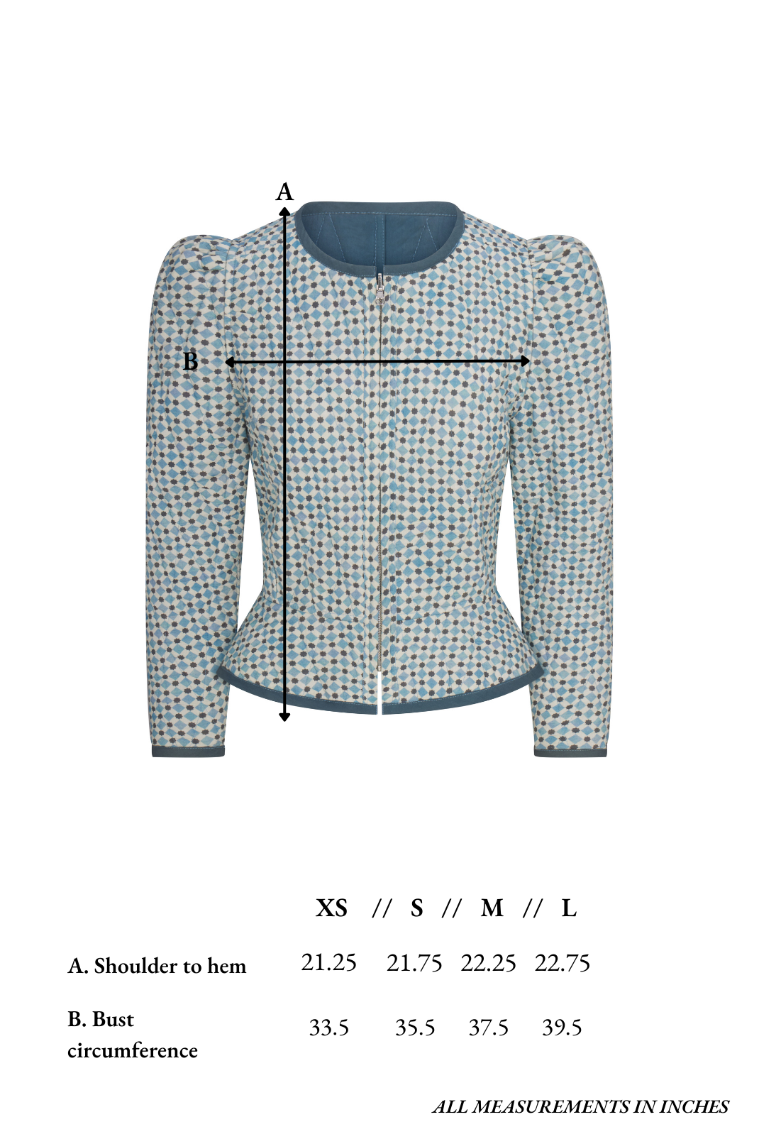 Leighton Jacket in Moroccan Tile